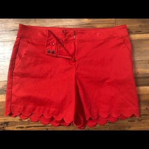 The limited shorts with scalloped edge